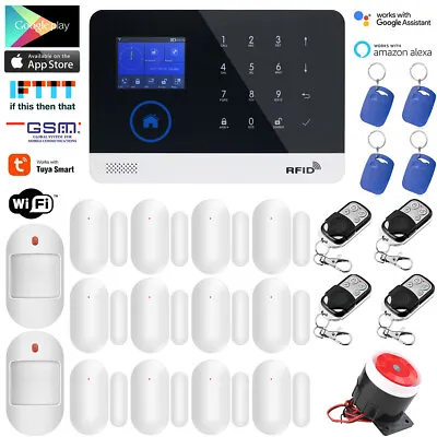 Y03 WiFi IP GSM Wireless Home Security Alarm System+Amazon Alexa+Google Home • $128.99