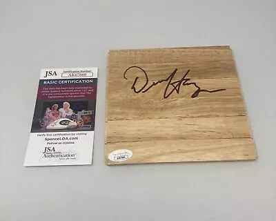 Derek Harper Signed Floor Dallas Mavericks Illinois Illini JSA COA • $49.95