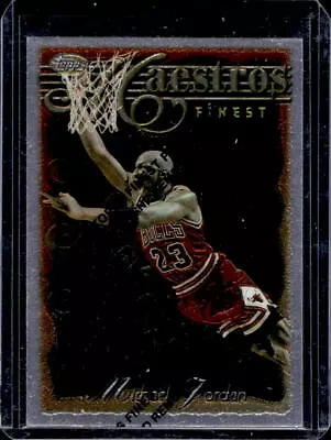 1996-97 Topps Finest Michael Jordan Uncommon Silver #127 HOF Chicago Bulls (C) • $1.29