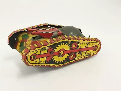 1930s TIN WIND UP MARX SPARKING TANK NICE WORKING CONDITION  • $21.50