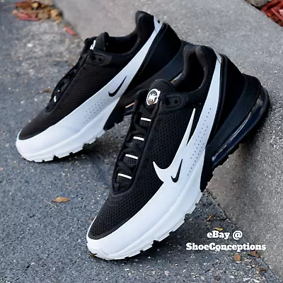 Nike Air Max Pulse Shoes Black Pure Platinum White DR0453-005 Men's Sizes NEW • $123.40
