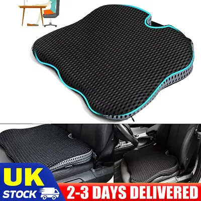 Memory Foam Car Seat Cushion For Driving Wedge Driver Booster Office Chair Pad • £17.89