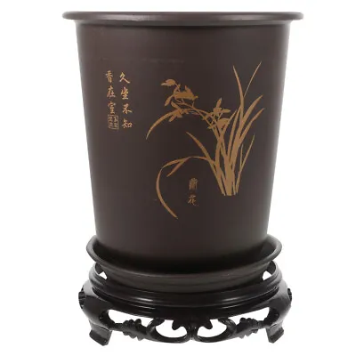 Chinese Flower Pot Japanese Planter Flowerpot Planting • £12.89