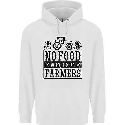 No Food Without Farmers Farming Childrens Kids Hoodie • £17.99