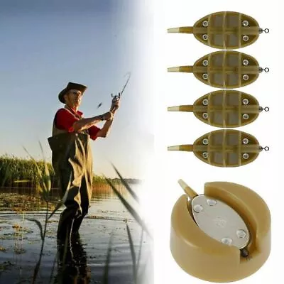 For Carp Fish Tackle Inline Method Feeders Lead Sinker Bait Holder Mould Kit • $21.76