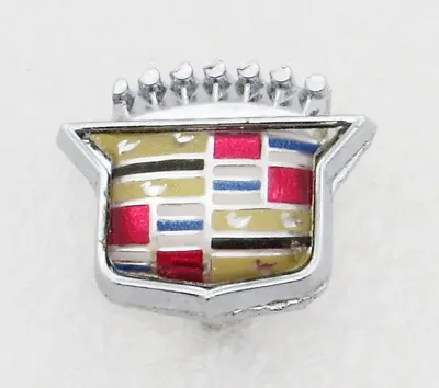 Cadillac Vintage OEM Interior Chrome Crest Emblem Badge Shield Logo 20010666 • $12.95