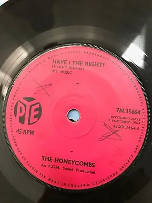 £1.50 • Buy The Honeycombs - Have I The Right - Pye 7 