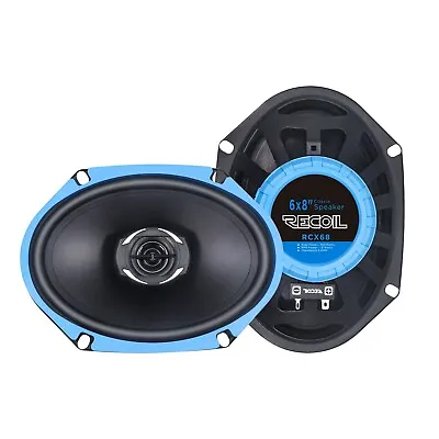 Recoil Audio RCX68 Echo Series 6X8-Inch Car Audio Coaxial Speaker System • $59