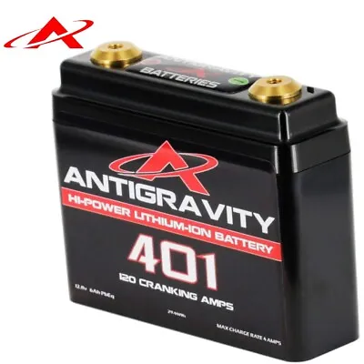 Antigravity Batteries AG-401 Lithium Motorcycle Battery 120 CCA 4-Cell 12V • $119.99