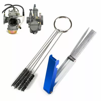 Motorcycle Parts Carburetor Carbon Dirt Jet Remove Cleaning Needles Brushes Tool • $9.17