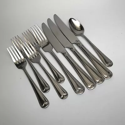 Vtg MARTHA STEWART MSE MFS16 STAINLESS 9 PIECES Flatware - Outline Glossy • $27.95