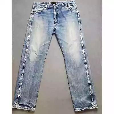 Wrangler Mens 13 Original FR Flame Resistant Jeans Size 36x34 Medium Wash Denim • $28