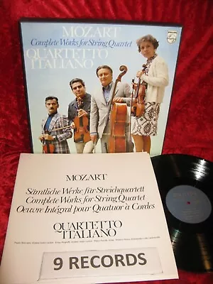 NM HOLL 9 LP  Philips – 6747 097 STEREO Mozart* Quartetto Italiano – Complete W • $3.72