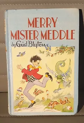 Enid Blyton  Merry Mr Meddle  ~ Vintage Hardback Book ~ 1971 - Dean & Son Ltd • £6