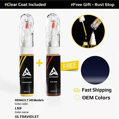 Car Touch Up Paint For RENAULT All Models Code: LNF ULTRAVIOLET • £22.79