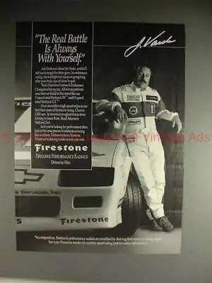 1988 Firestone Firehawk Radials Tire Ad W/ Joe Varde! • $19.99