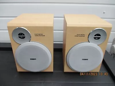 Phillips FWB-MCM7/01 Bookshelf Wooden Speakers 6ohm Flat Metal Cone Woofer • £19.90