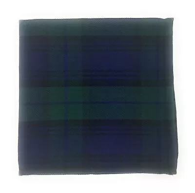 Black Watch Tartan Pocket Square Available In 2 Sizes • £12.99