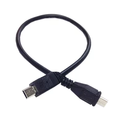 K11 Mini USB 5 Pin Male Plug To Micro USB B Plug Cable 25cm Data/Charging Cable • $5.54