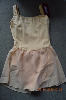 £15 • Buy Yellow Bloch/Mirella Wrap Skirted Tank Leotard -Size Small M417L