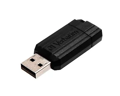 Verbatim 49062 8 GB PinStripe USB Flash Drive - Black Black 8GB • $18.37