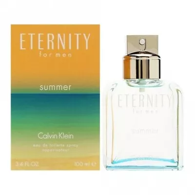 Calvin Klein Eternity For Men Summer 2015 100ml Eau De Toilette EDT Spray • £26.99