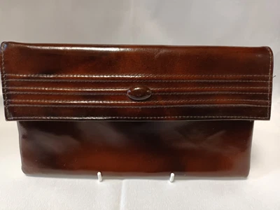 £14 • Buy Vintage Genuine Leather Brown MacLaren Clutch Bag