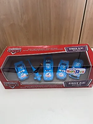 £70 • Buy Disney Pixar Cars Dinoco Blue 5-Pack King Chick McQueen Helicopter Diecast 1:55