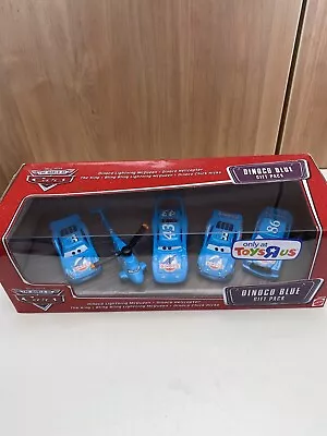 £70 • Buy Disney Pixar Cars Dinoco Blue 5-Pack King Chick McQueen Helicopter Diecast 1:55