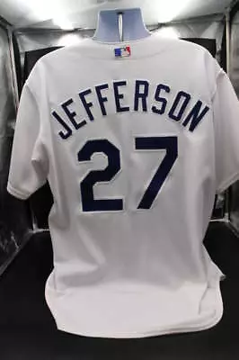 Jefferson #27 Rawlings Jersey Los Angeles Dodgers White Size 48 D10963 • $49.99