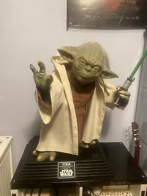 Star Wars Yoda Life-Size Statue Rubie's Limited Edition Only 10000 Made • $600