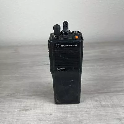 Motorola MTS2000 Black Portable 800 MHz UHF Handie Talkie FM Two Way Radio • $49.99