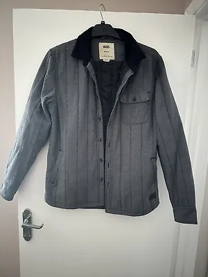 Vans Smart Jacket Men’s Medium Button Up Grey • £24.99