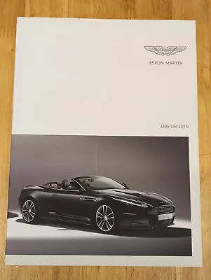 2010 Aston Martin DBS UB-2010 Brochure Prospekt • $37.29