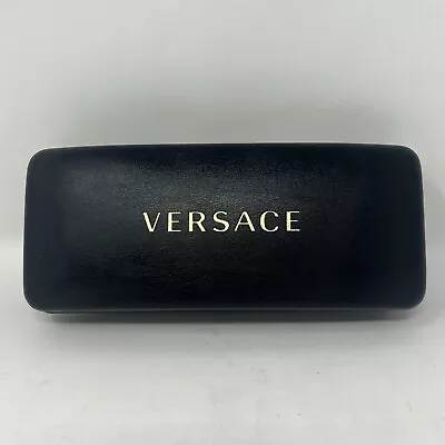 Versace Sunglass Eyeglass Eyewear Black Hard Shell Eyeglasses Case Only • $8.99