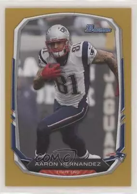 2013 Bowman Gold /75 Aaron Hernandez #49 • $17.50