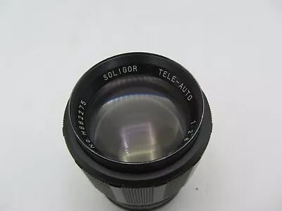 $21.86 • Buy Soligor Tele-Auto F2.8 135mm Nikon F Mount Lens For SLR/Mirrorless Cameras