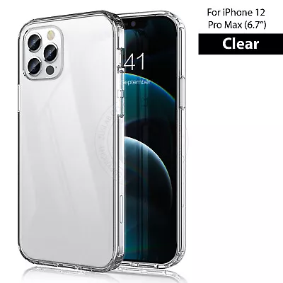 For IPhone 15 14 13 12 11 Pro Max XS XR 8 7 6 Plus Case Clear Heavy Duty Cover • $8.95