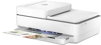 HP - ENVY 6455e Wireless All-In-One Inkjet Printer - Refurbished - White • $54.99