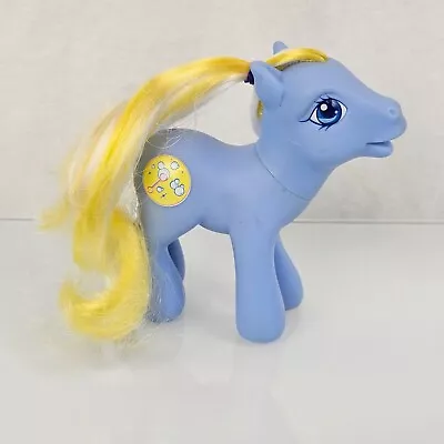 2002 Hasbro G3 Blue Yellow MLP My Little Pony BUBBLECUP Bubble Cup FIGURE Toy • $10