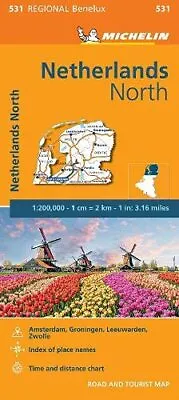 £7.78 • Buy Netherlands North - Michelin Regional Map 531: Map (Michelin By Michelin New Map