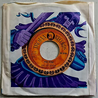 £8 • Buy Bob And Marcia - Pied Piper / Save Me - Excellent Condition - 1971 - 7 