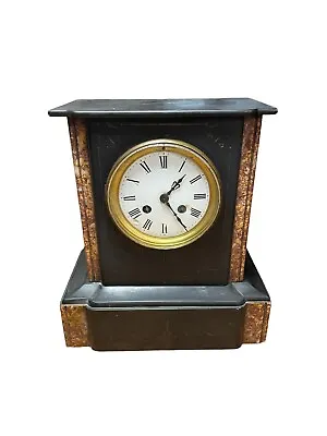 Antique Slate And Marble Clock • $299