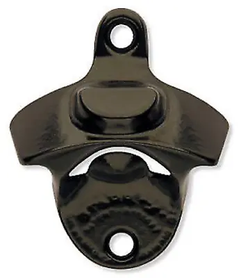 Black BOTTLE CAP MOUNT Starr X Wall Mount Bottle Opener Powder Coated Popper NEW • $15.89