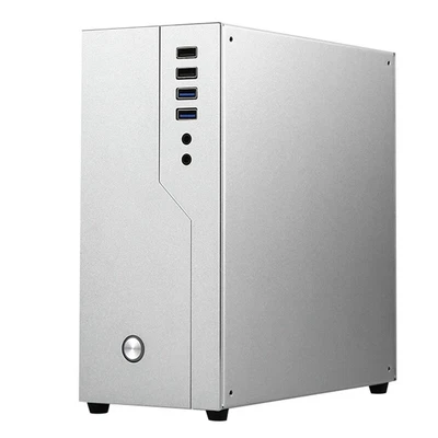 $81.83 • Buy ITX Computer Case All Aluminum Soft HTPC Office Single Slot PCIE Desktop Ca X1G8