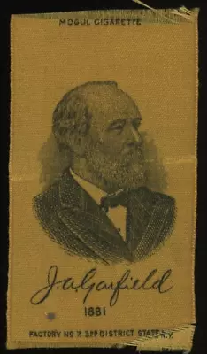 1910s Mogul Cigarettes S77 Silks U.S. Presidents James A. Garfield • $0.99