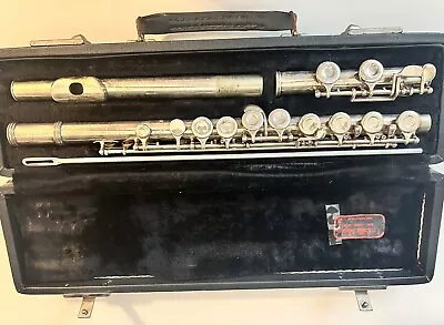 Vintage Silver Flute With Velvet Lined Case • $140