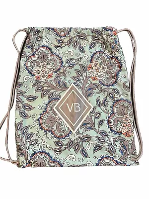 Vera Bradley Fan Flowers Drawstring Backpack • $11