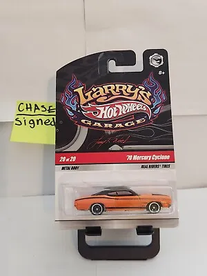 Hot Wheels Larry's Garage '70 Mercury Cyclone Real Riders Tires Chase Signed L96 • $10.70