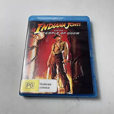 Indiana Jones And The Temple Of Doom Bluray Vgc Free Postage • $16.97